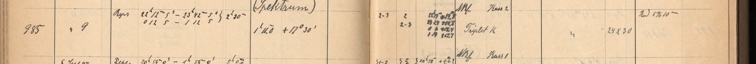 Plattenverzeichnis Eintrag00985