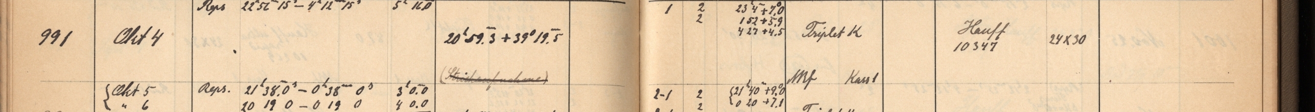 Plattenverzeichnis Eintrag00991