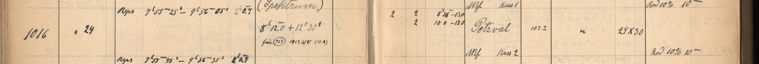Plattenverzeichnis Eintrag01016