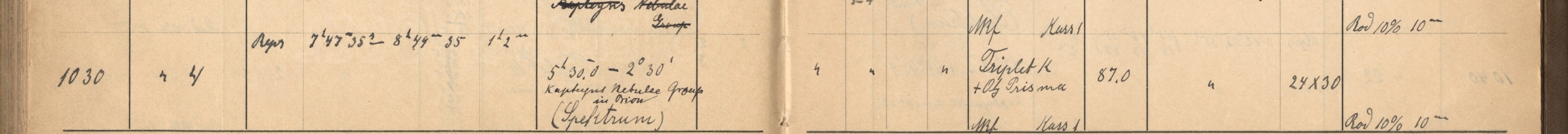 Plattenverzeichnis Eintrag01030