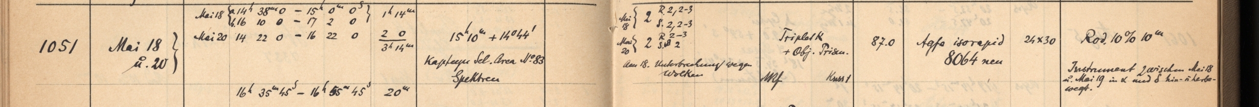 Plattenverzeichnis Eintrag01051