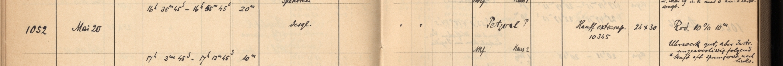 Plattenverzeichnis Eintrag01052