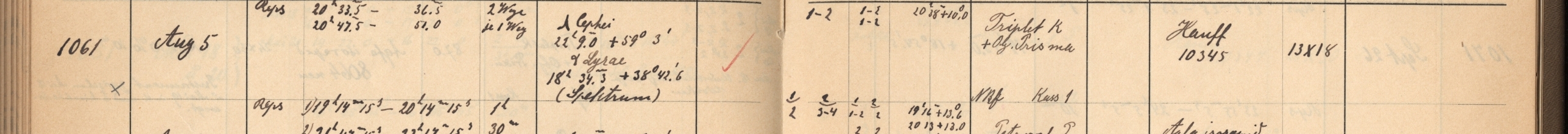 Plattenverzeichnis Eintrag01061