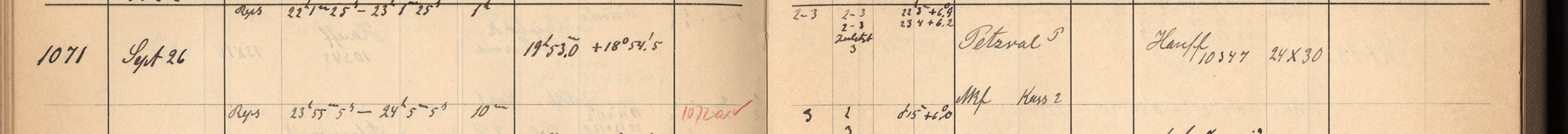 Plattenverzeichnis Eintrag01071