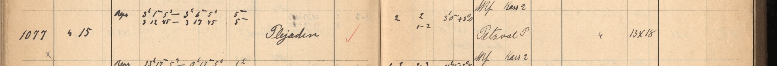 Plattenverzeichnis Eintrag01077