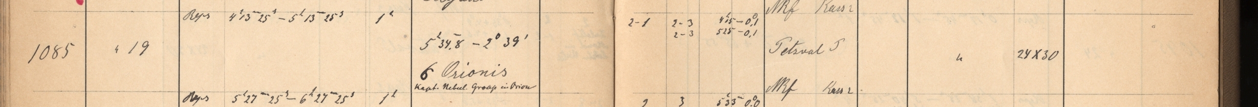 Plattenverzeichnis Eintrag01085