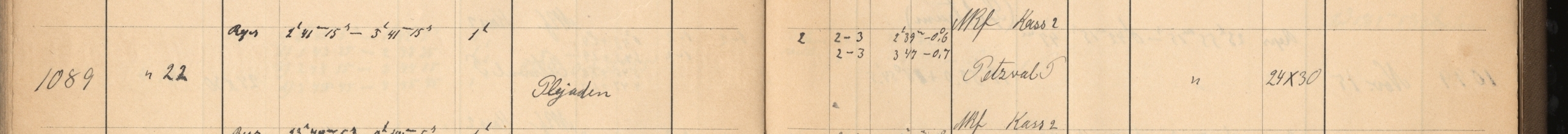 Plattenverzeichnis Eintrag01089