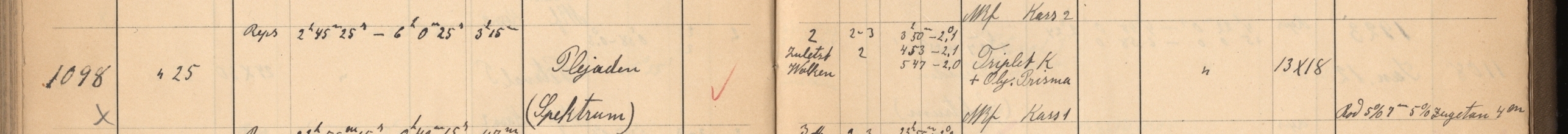Plattenverzeichnis Eintrag01098