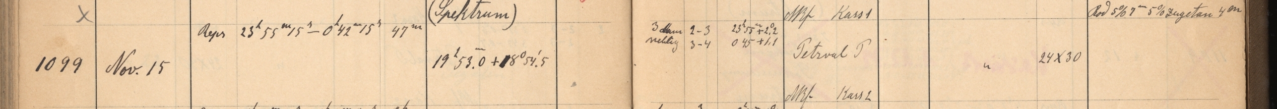 Plattenverzeichnis Eintrag01099