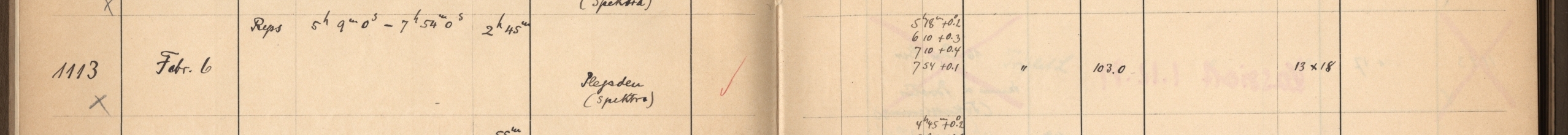 Plattenverzeichnis Eintrag01113