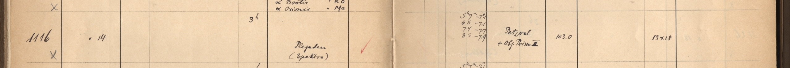 Plattenverzeichnis Eintrag01116