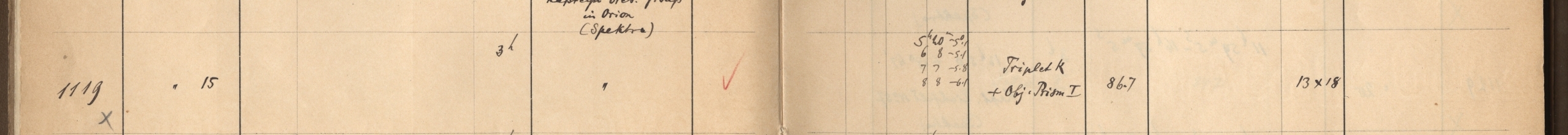 Plattenverzeichnis Eintrag01119