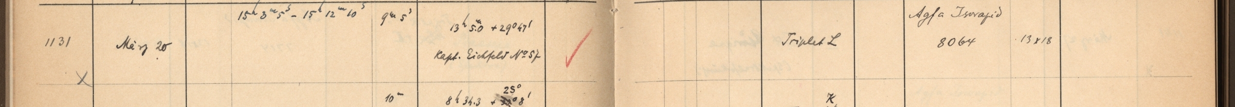 Plattenverzeichnis Eintrag01131