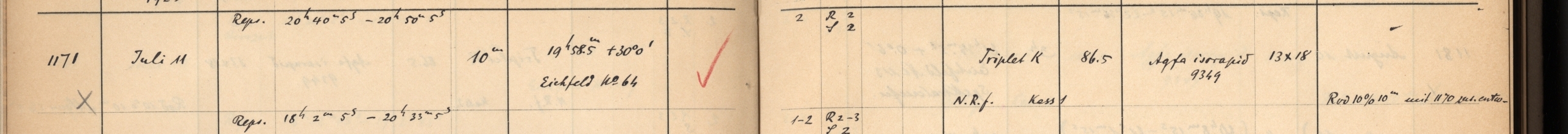 Plattenverzeichnis Eintrag01171