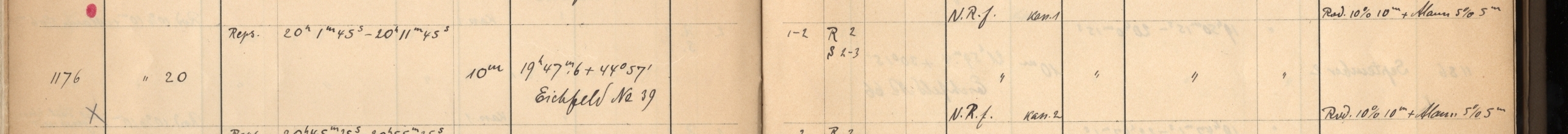 Plattenverzeichnis Eintrag01176