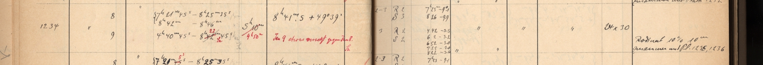 Plattenverzeichnis Eintrag01234