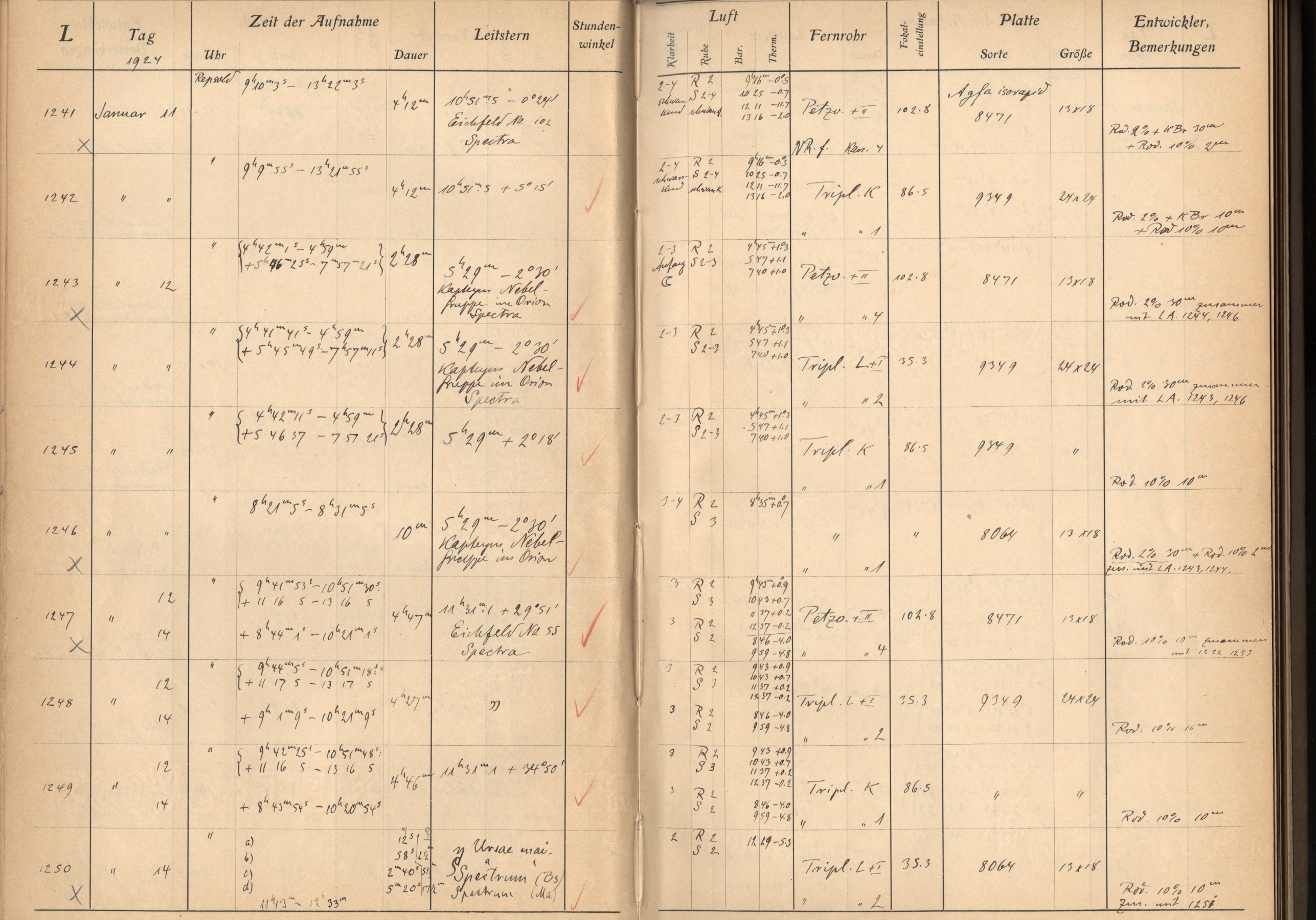 Plattenverzeichnis: ganze Seite01246
