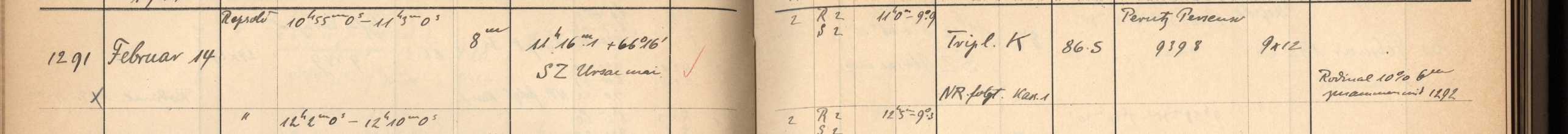 Plattenverzeichnis Eintrag01291