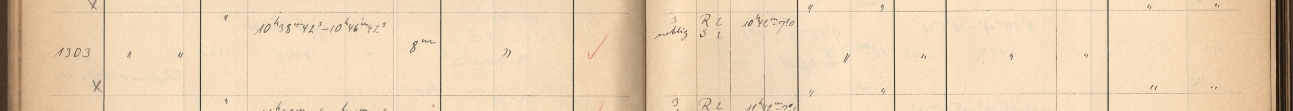 Plattenverzeichnis Eintrag01303