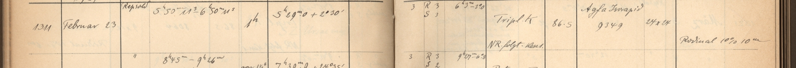 Plattenverzeichnis Eintrag01311