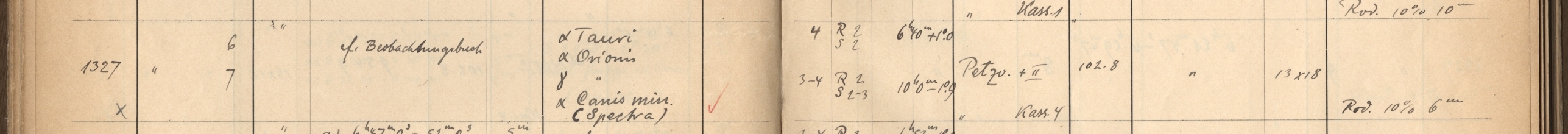 Plattenverzeichnis Eintrag01327