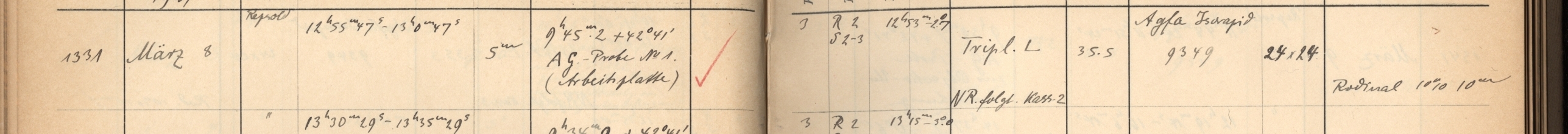 Plattenverzeichnis Eintrag01331