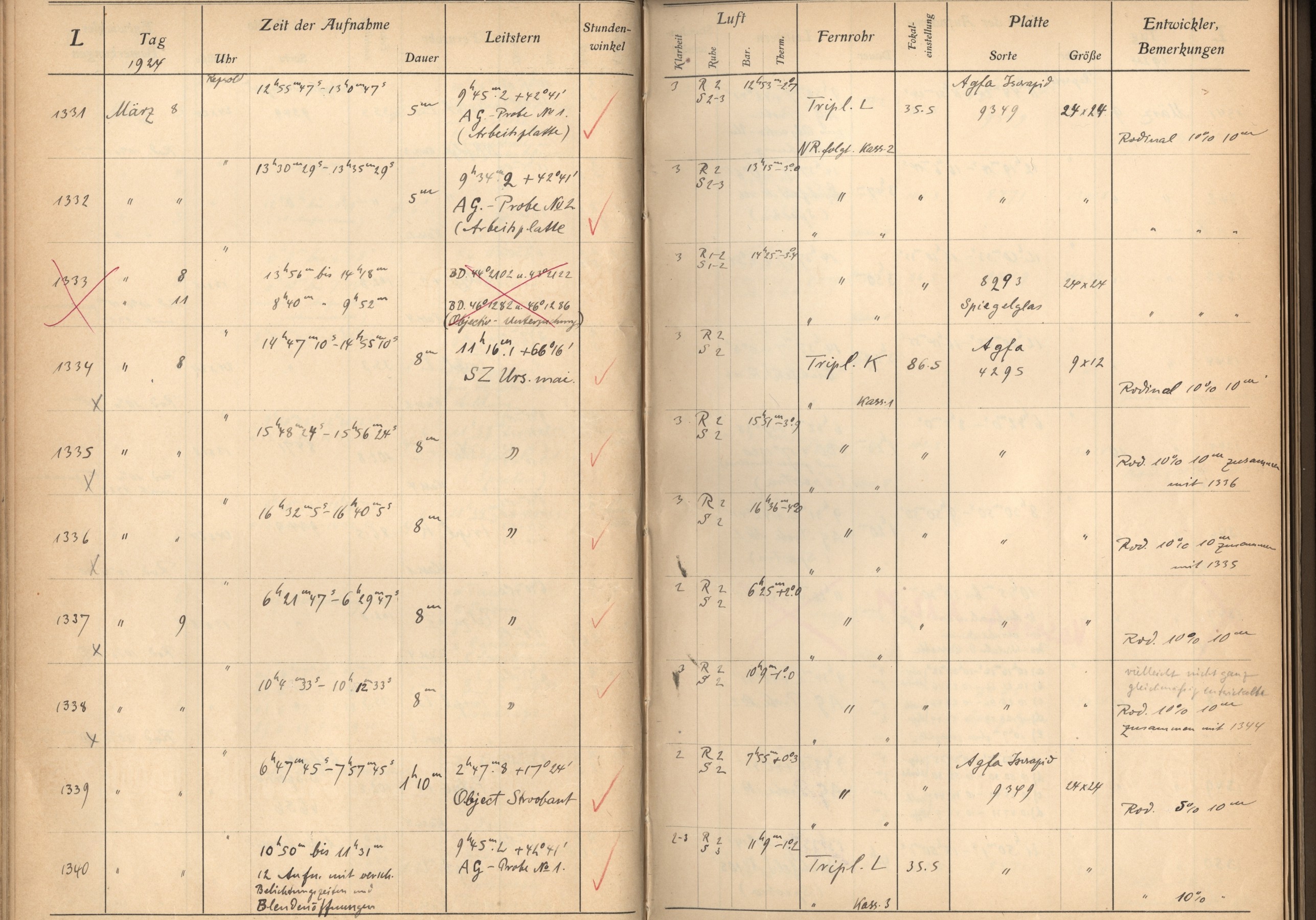 Plattenverzeichnis: ganze Seite01337