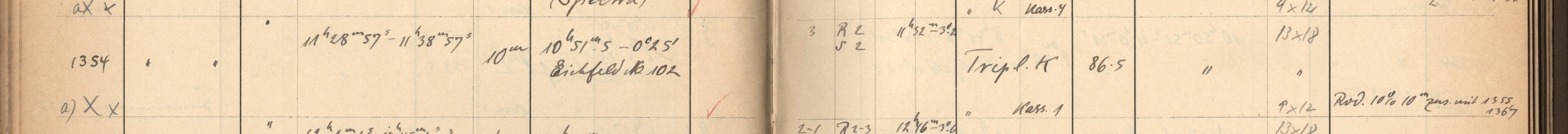 Plattenverzeichnis Eintrag01354a