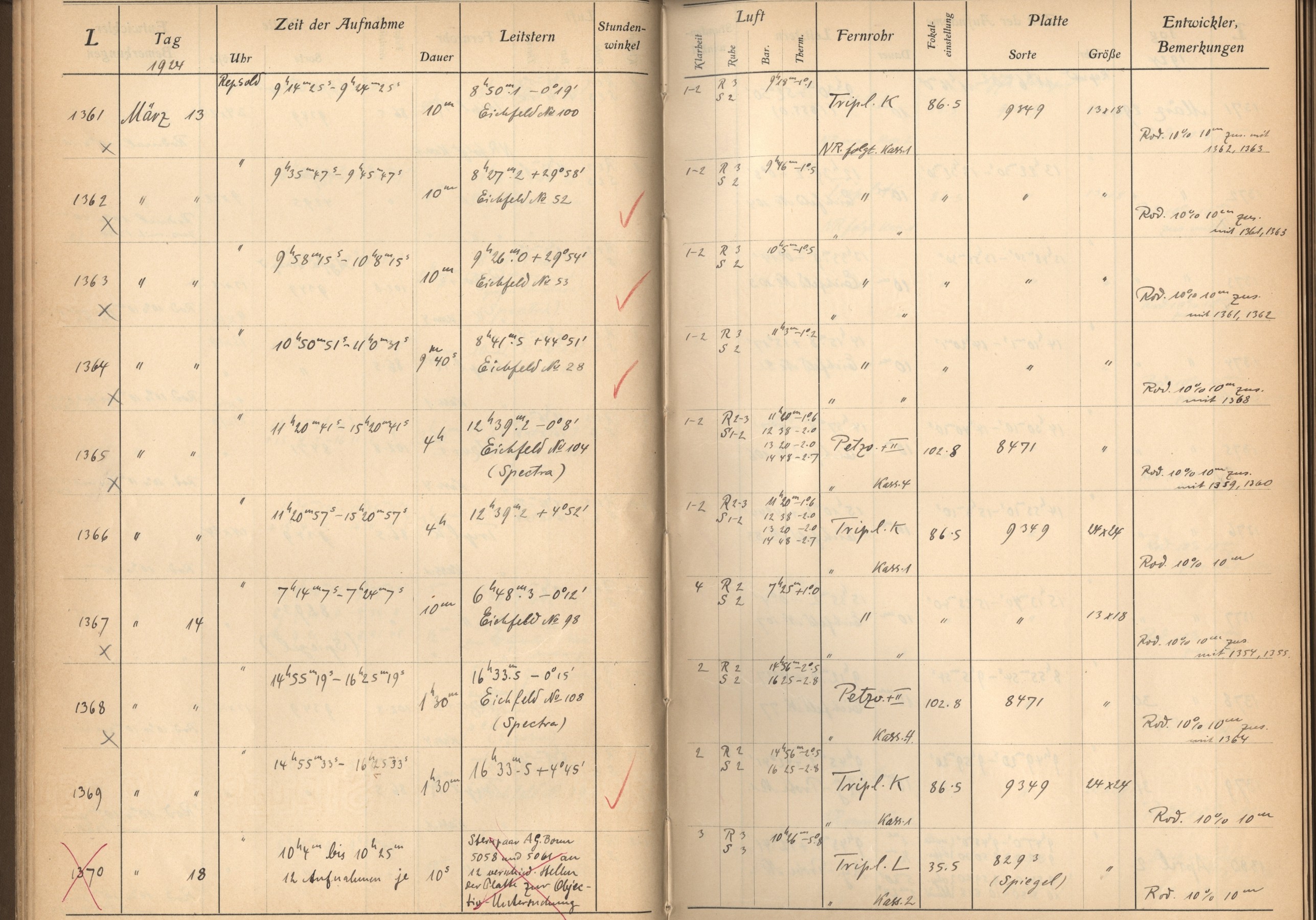 Plattenverzeichnis: ganze Seite01368