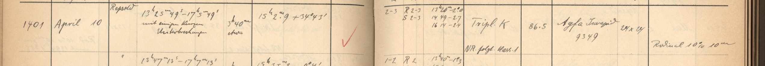 Plattenverzeichnis Eintrag01401