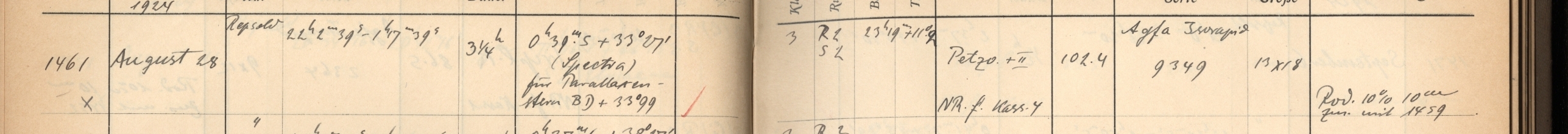 Plattenverzeichnis Eintrag01461
