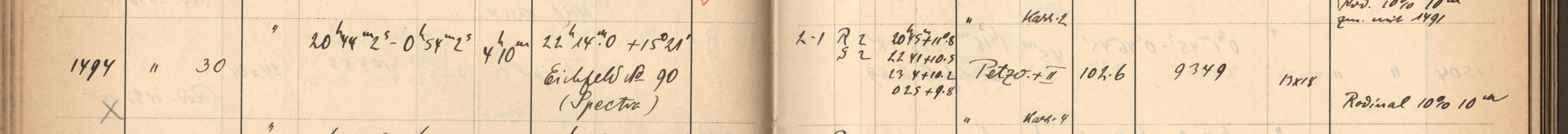 Plattenverzeichnis Eintrag01494