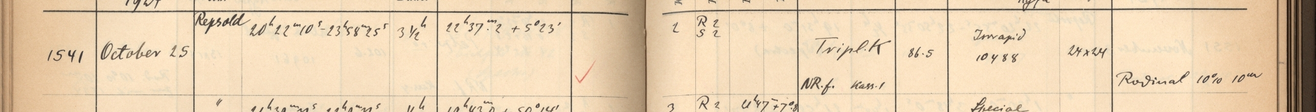 Plattenverzeichnis Eintrag01541