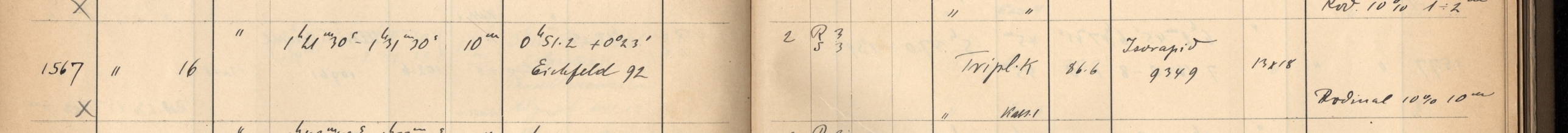 Plattenverzeichnis Eintrag01567