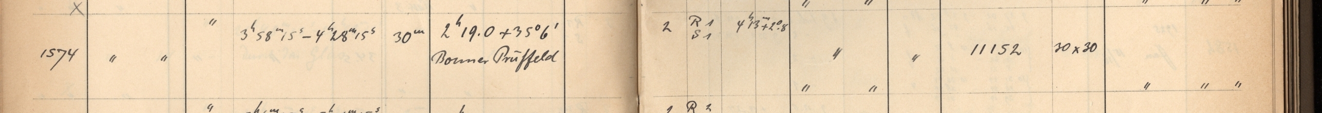 Plattenverzeichnis Eintrag01574