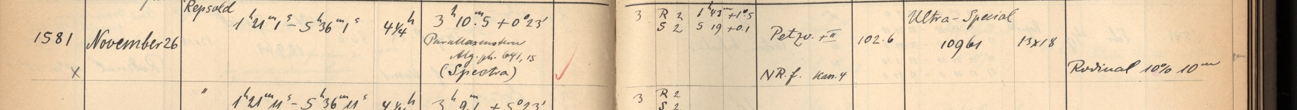Plattenverzeichnis Eintrag01581