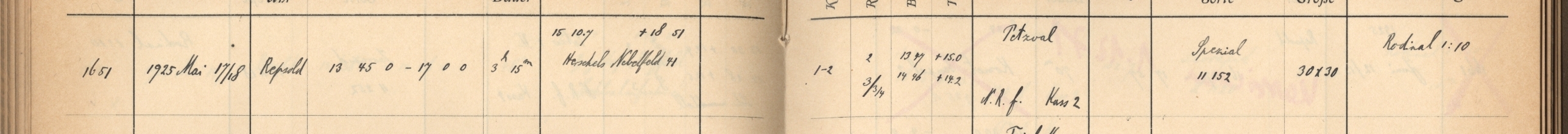 Plattenverzeichnis Eintrag01651