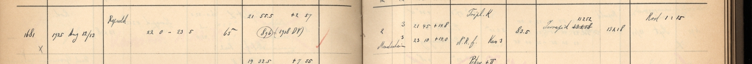 Plattenverzeichnis Eintrag01681