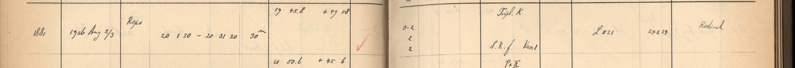 Plattenverzeichnis Eintrag01881