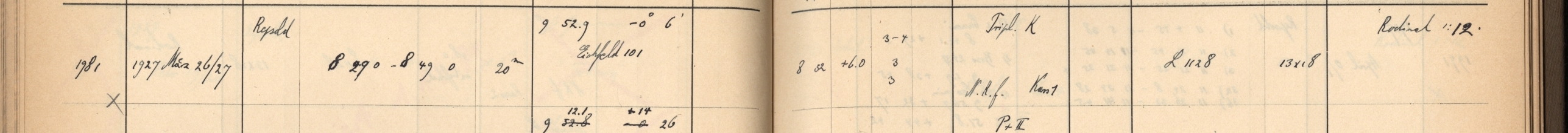 Plattenverzeichnis Eintrag01981