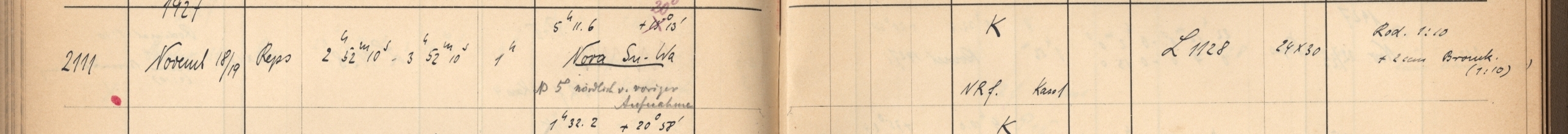 Plattenverzeichnis Eintrag02111