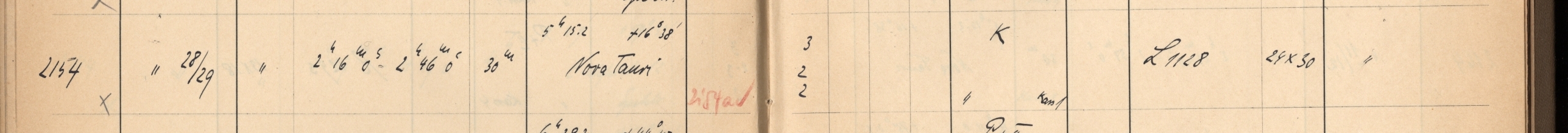Plattenverzeichnis Eintrag02154a