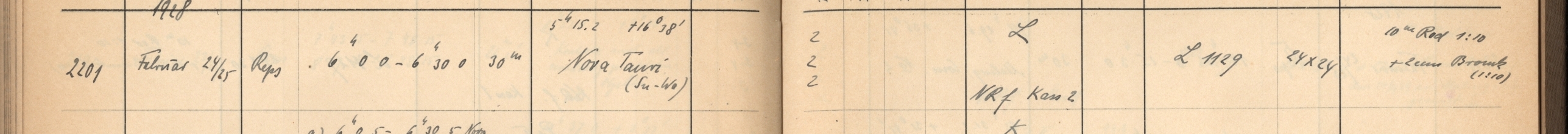 Plattenverzeichnis Eintrag02201