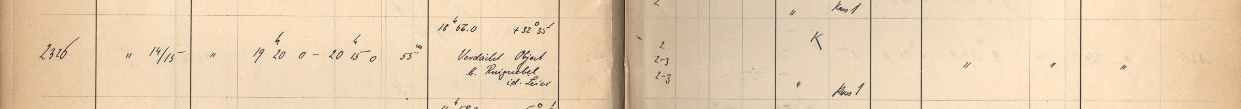 Plattenverzeichnis Eintrag02326