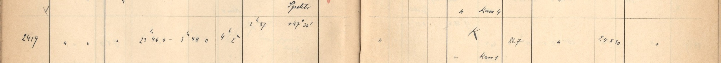 Plattenverzeichnis Eintrag02419