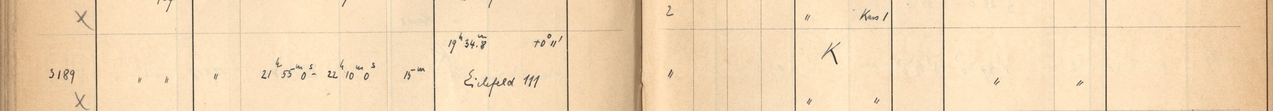 Plattenverzeichnis Eintrag03189