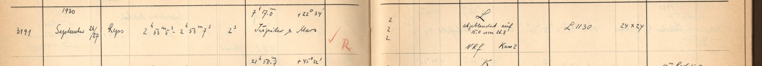Plattenverzeichnis Eintrag03191