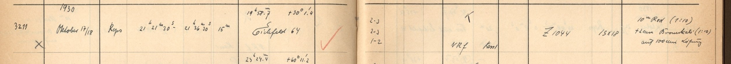 Plattenverzeichnis Eintrag03211