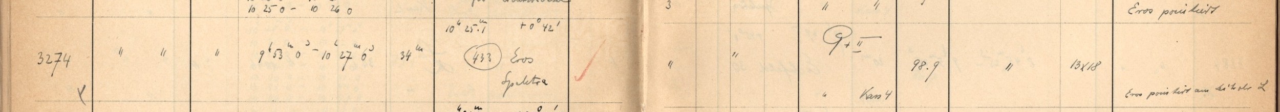 Plattenverzeichnis Eintrag03274