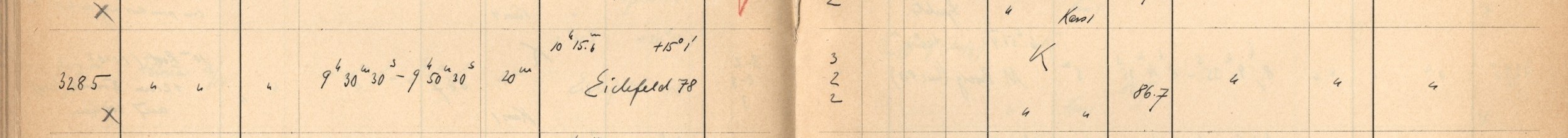 Plattenverzeichnis Eintrag03285